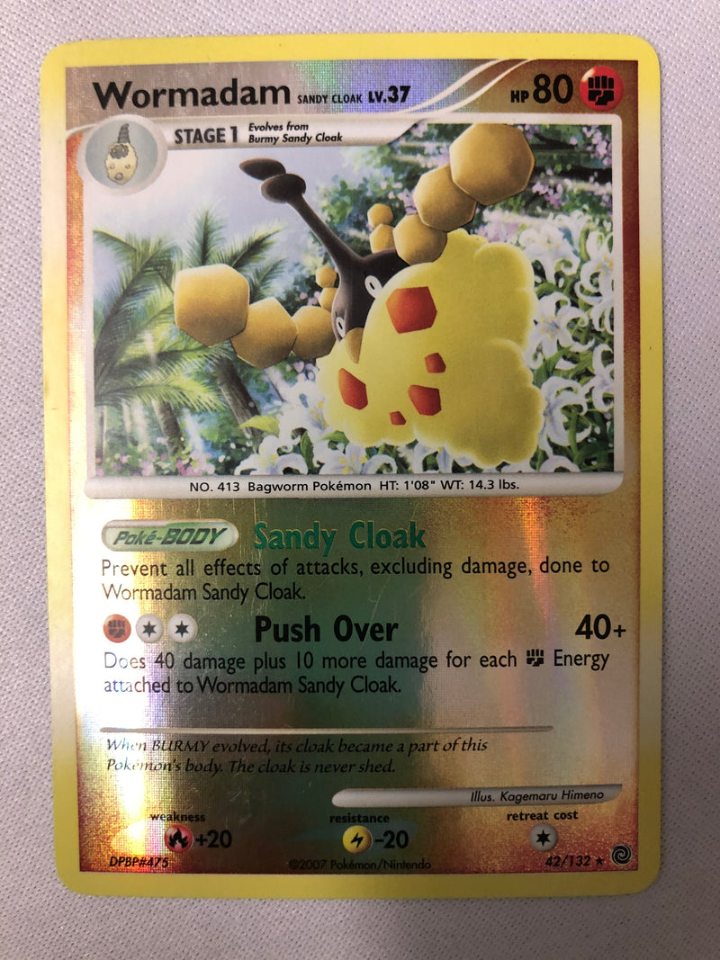 Wormadam LV.37 42/132 Secret Wonders Reverse Holo Rare Pokemon Card NM