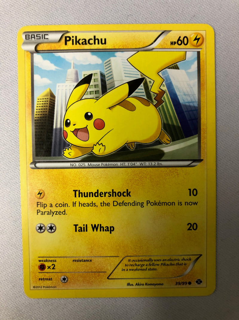 Pikachu 39/99 Next Destinies Common Non Holo Pokemon Card Near Mint