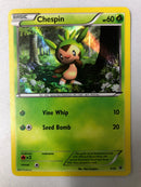 Chespin 3/39 XY Kalos Starter Kit Holo Pokemon Card NM