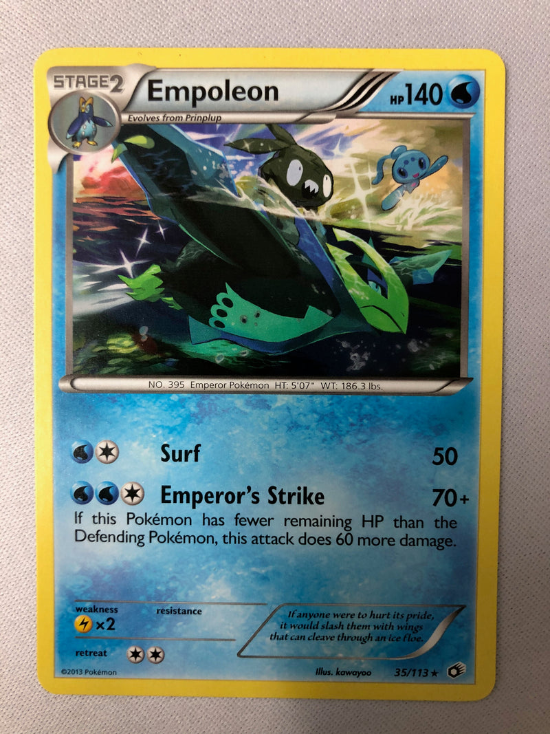 Empoleon 35/113 Legendary Treasures Rare Non Holo Pokemon Card NM