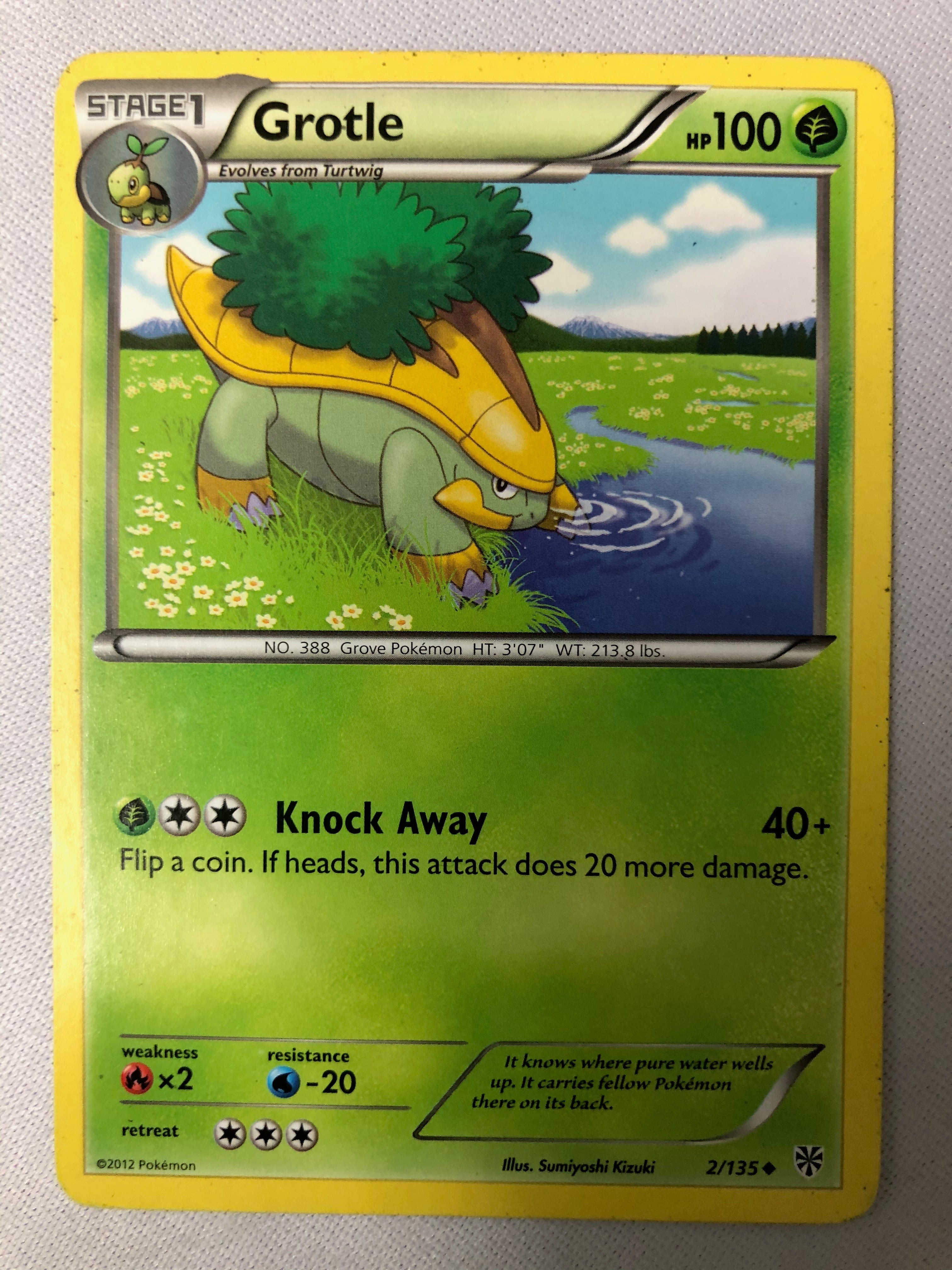 Grotle Card Grotle Pokemon