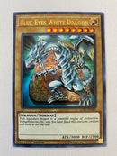 Yugioh Blue-Eyes White Dragon  LCKC-EN001  Ultra Rare 1st Edition Near Mint