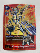 Digimon TCG VictoryGreymon  BT4-019 R Alternative Art Near Mint
