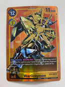 Digimon TCG WarGreymon BT4-048 Alt Art Near Mint