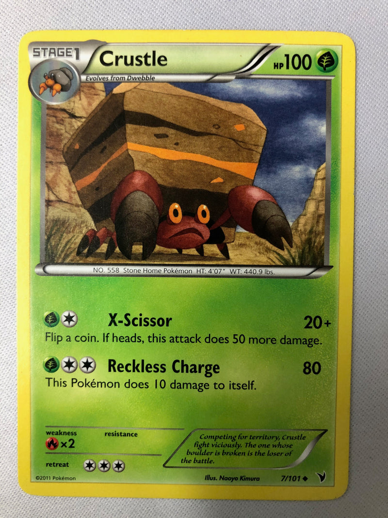 Crustle 7/101 Noble Victories Uncommon Non Holo Pokemon Card NM