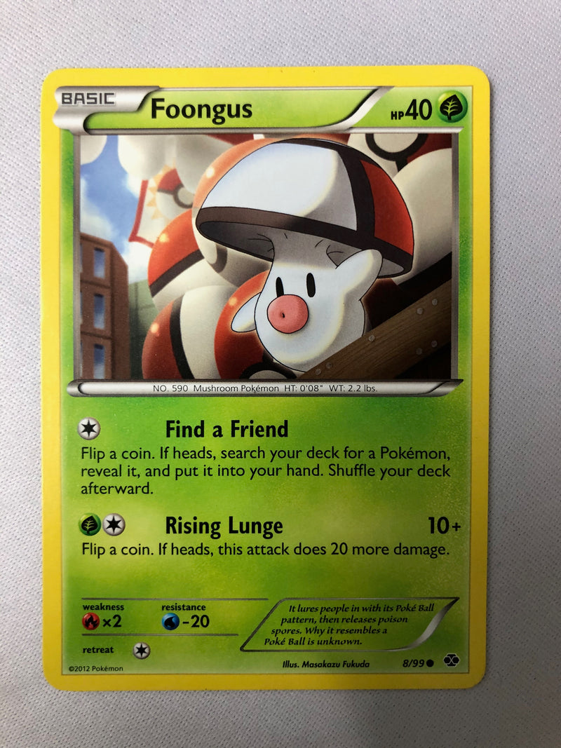 Foongus 8/99 Next Destinies Common Non Holo Pokemon Card NM
