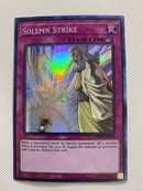 Yugioh Solemn Strike GRCR-EN059 Collector's Rare 1st Edition Naer Mint