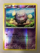 Koffing 27/124 X&Y Fates Collide Common Reverse Holo Pokemon Card NM