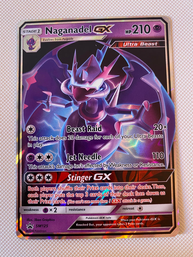 Naganadel GX  SM125  SM Promo SM Black Star Promo Pokemon Card NM