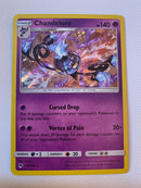 Chandelure 103/214  Sun & Moon: Lost Thunder  Holo Rare Pokemon Card Near Mint