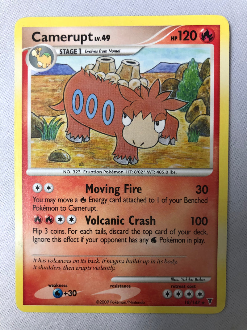 Camerupt 18/147 Supreme Victors Non Holo Rare Pokemon Card NM