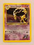 Sabrina's Alakazam 16/132 Gym Challenge Holo Rare Pokemon Card Mint/Near Mint