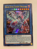 Yugioh Blue-Eyes Chaos Dragon LED3-EN001 Ultra Rare 1st Edition NM
