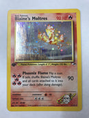 Blaine's Moltres 1/132 1st Edition Gym Heroes Holo Rare Pokemon Card Near Mint