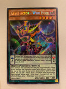 Yugioh Abyss Actor - Wild Hope DESO-EN022 Secret Rare 1st Edition  NM