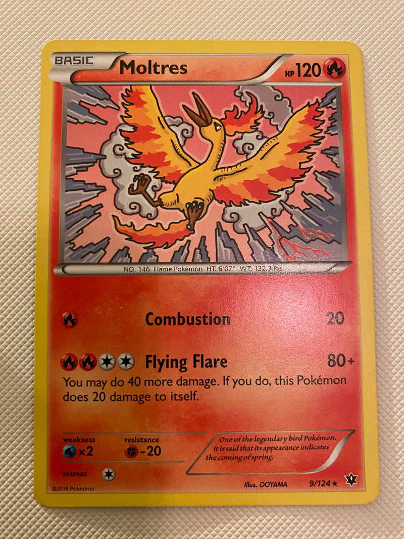 moltres pokemon card 2016 Moltres 9/124 Regular Pokémon Card Near Mint