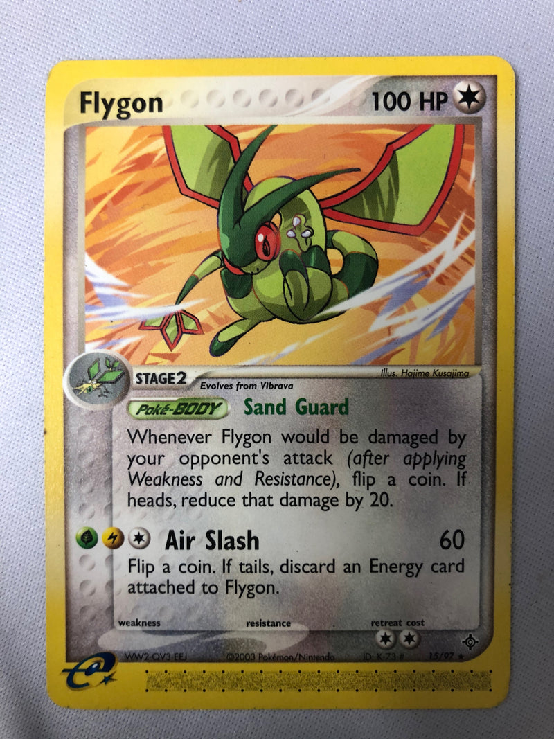 Flygon 15/97 EX Dragon Rare Non Holo Pokemon Card NM