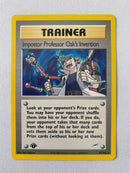 Imposter Professor Oak''s Invention  94/105  Rare 1st Edition Pokemon Card Near Mint
