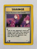 Team Rocket’s Evil Deeds 103/105 1st Edition Neo Destiny Pokemon Card  Near Mint