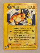 Raichu 58/165 Non-Holo Rare Expedition Pokemon Card Near Mint/Excellent