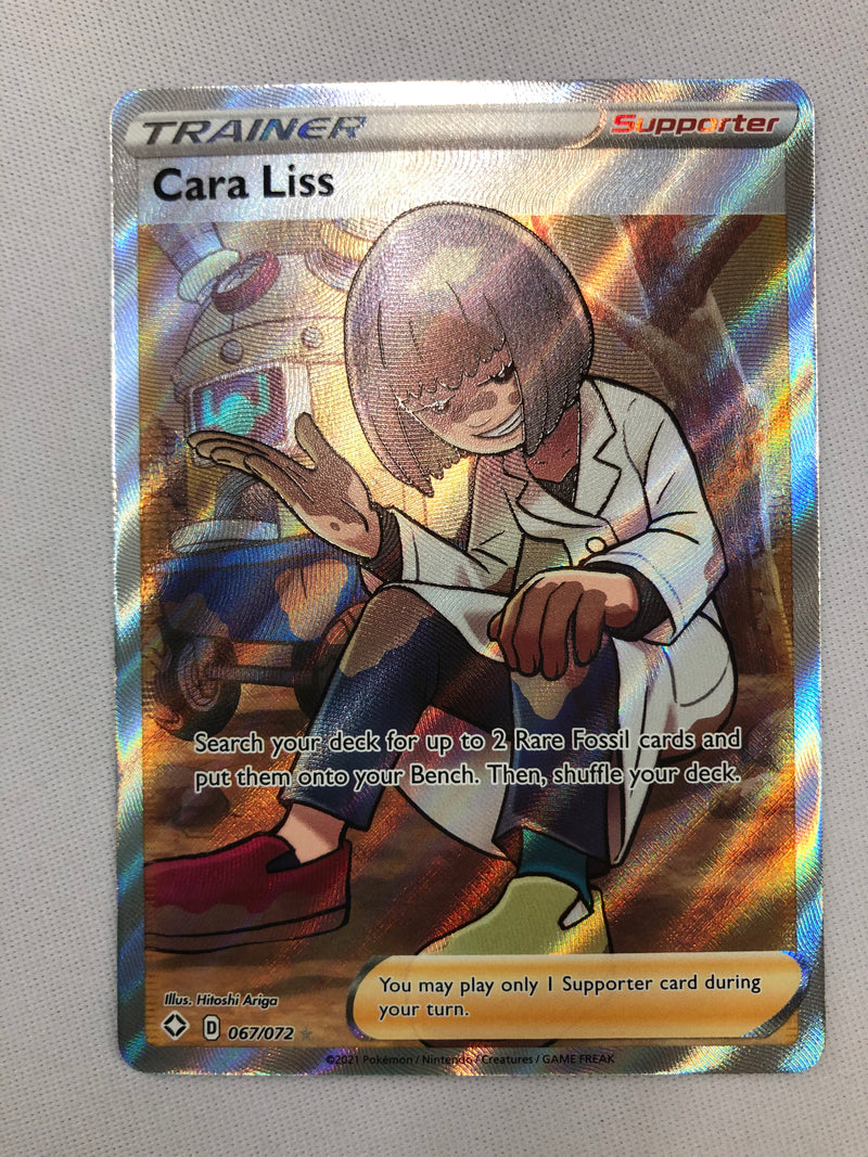 Cara Liss 067/072 Shining Fates Full Art Holo Ultra Rare Pokemon Card Near Mint