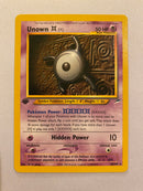 Unown X 30/105  Rare 1st Edition Neo Destiny Pokemon Card Near Mint