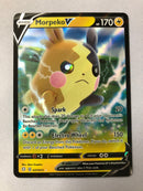 Morpeko V 037/072 Shining Fates Holo Ultra Rare Pokemon Card Near Mint