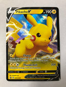 Pikachu V SWSH061 Black Star Promo Shining Fates Holo Rare Pokemon Card Near Mint