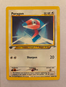 Porygon  78/105  Common 1st Edition Pokemon Card  Near Mint