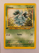Pineco 77/105 Neo Destiny 1st Edition Pokemon Card Near Mint