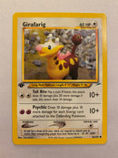 Girafarig 66/105 1st Edition Neo Destiny Pokemon Card Near  Mint