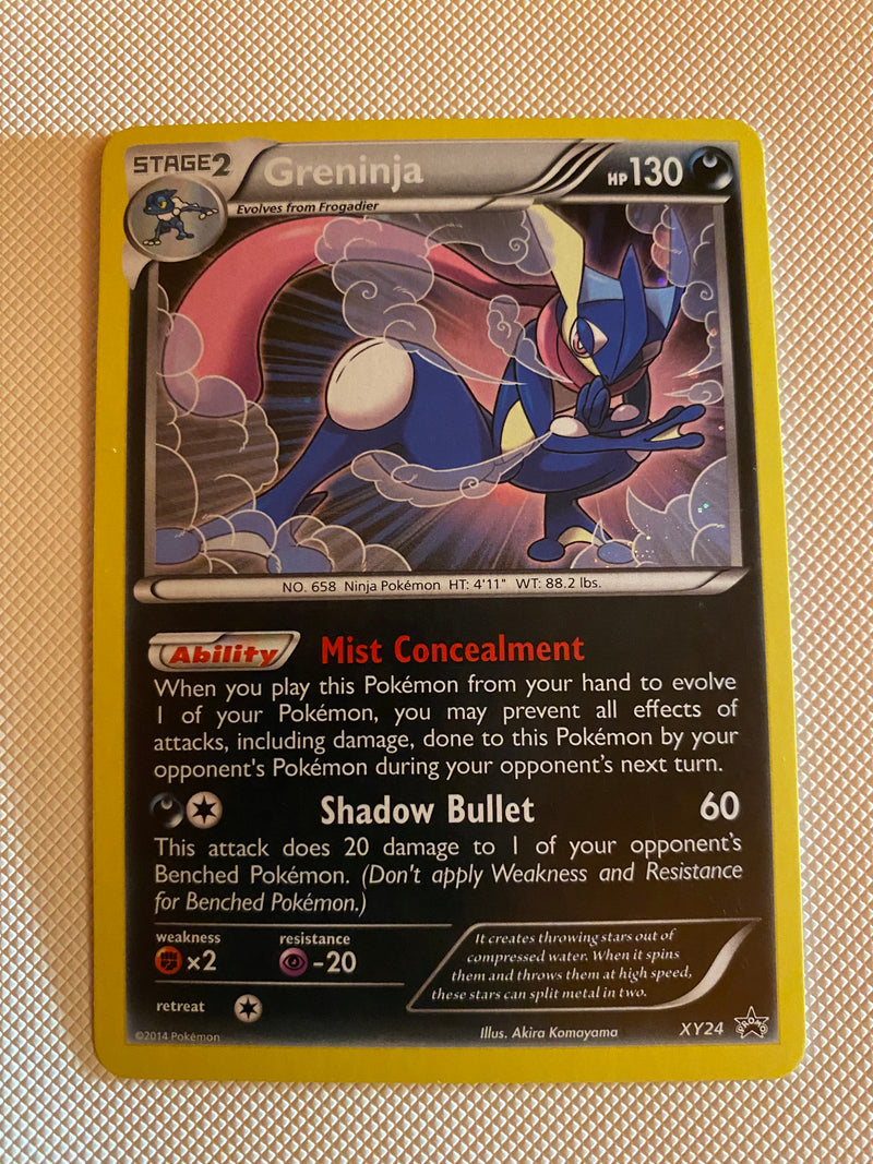 Greninja  XY24 Promo Holo Pokemon Card Near Mint