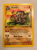 Graveler 37/62 Uncommon Fossil 1st Edition Pokemon Card Near Mint