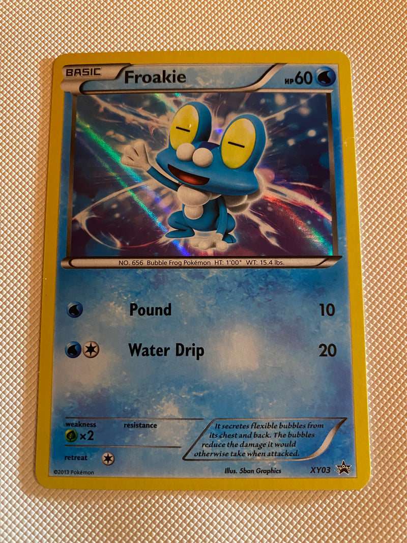 Froakie  XY03 Black Star Promo Pokémon Card Naer Mint