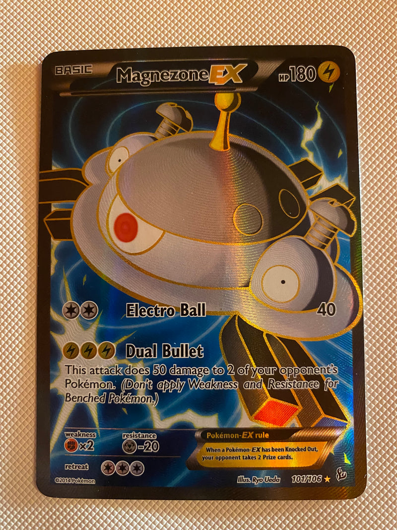 Magnezone-EX 101/106 Full Art Ultra Rare Pokemon Card Near Mint Magnezone-EX 101/106 Full Art Ultra Rare Pokemon Card Near Mint