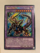 Yugioh Brave-Eyes Pendulum Dragon  RATE-EN039  Secret Rare  Unlimited NM