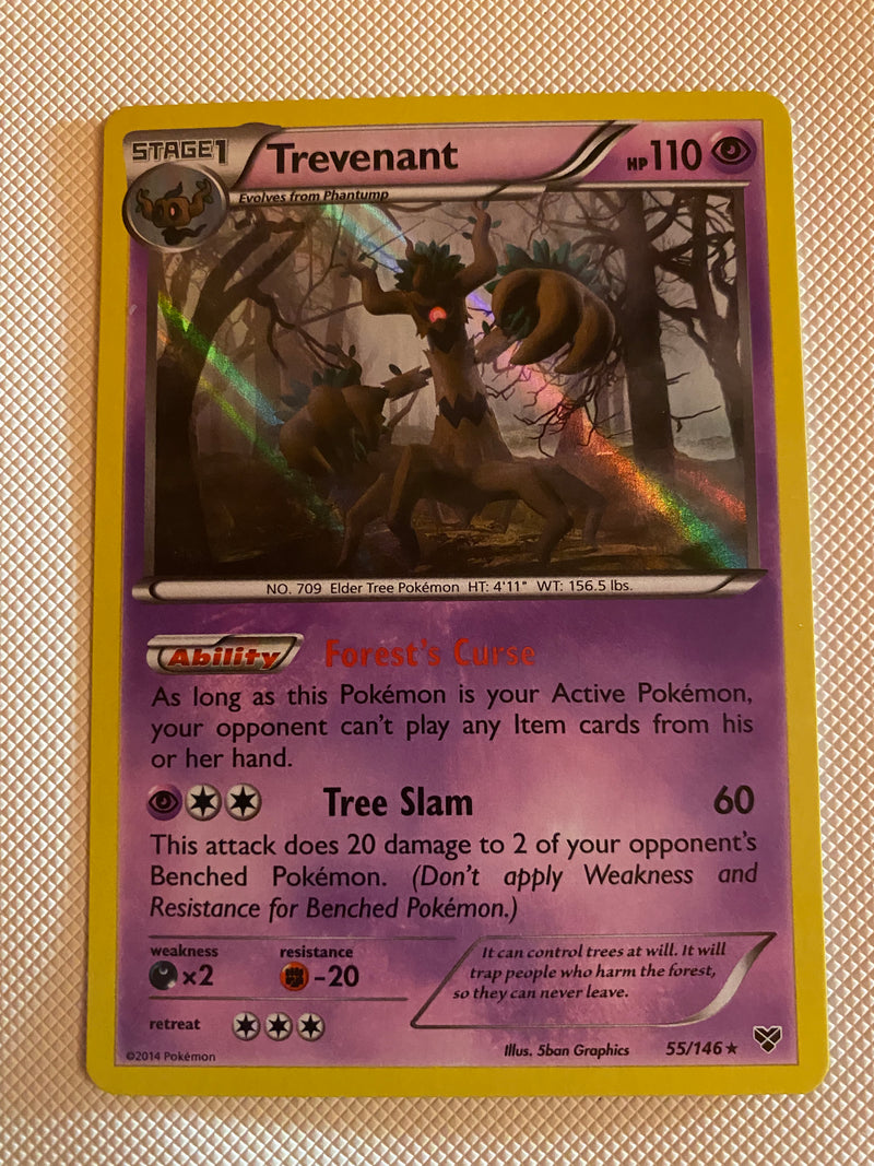 Trevenant  55/146 Holo Pokemon Trading Card Game Near Mint