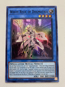Yugioh White Relic of Dogmatika BACH-EN035 Super Rare 1st Edition Naer Mint