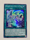 Yugioh Vision with Eyes of Blue BACH-EN050 Super Rare 1st Edition Near Mint