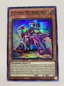 Yugioh S-Force Retroactive  BACH-EN017 Super Rare  1st Edition Naer Mint