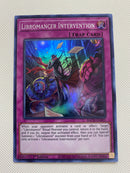 Yugioh Libromancer Intervention BACH-EN091 Super Rare 1st Edition NM
