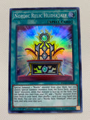 Yugioh Nordic Relic Hlidskjalf BACH-EN055 Super Rare 1st Edition NM