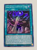 Yugioh Dark Contract with Patent License BACH-EN056 Super Rare 1st Ed NM