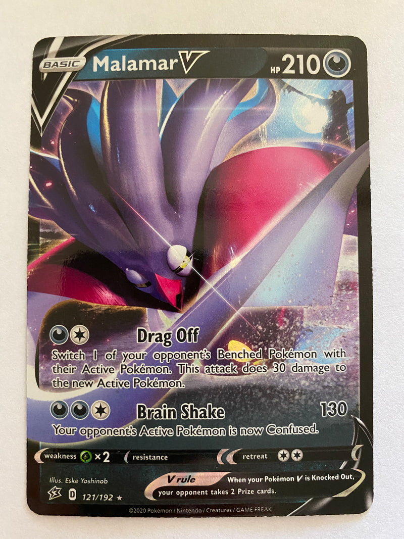 Malamar 121/192 Holo Rare Pokemon Card Near Mint