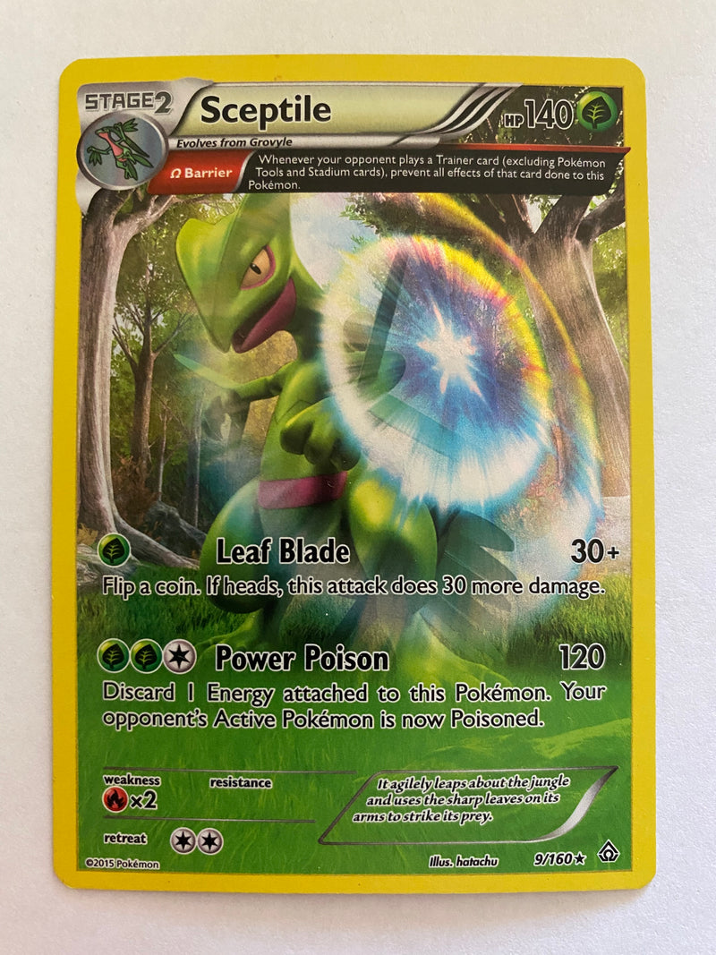 Sceptile 9/160  Holo Rare  Pokemon Card Near Mint