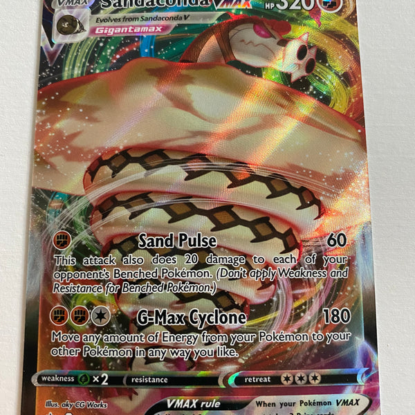 sandaconda vmax pokemon card value Sandaconda Vmax 090/198 Chilling Reign Holo Rare Pokemon Card Near Min
