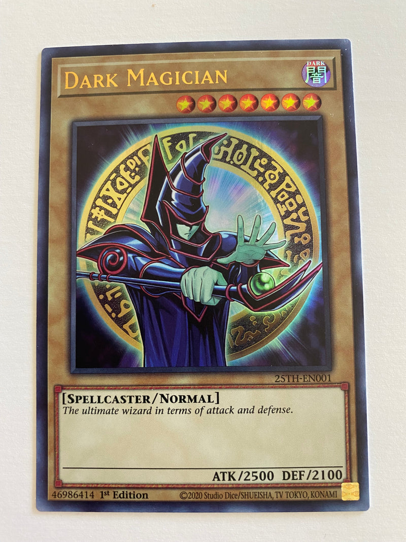 Yugioh Dark Magician 25TH-EN001 Ultra Rare 1st Edition Mint/Near Mint