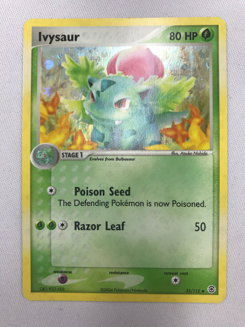 Ivysaur 35/112 Uncommon Reverse Holo Ex Fire Red & Leaf Green Pokemon Card NM