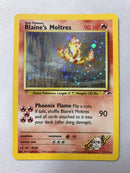Blaine's Moltres 1/132 Gym Heroes Holo Rare Pokemon Card Mint/Near Mint