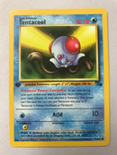 Tentacool 56/62 Fossil Set 1st Edition Pokemon Card Near Mint